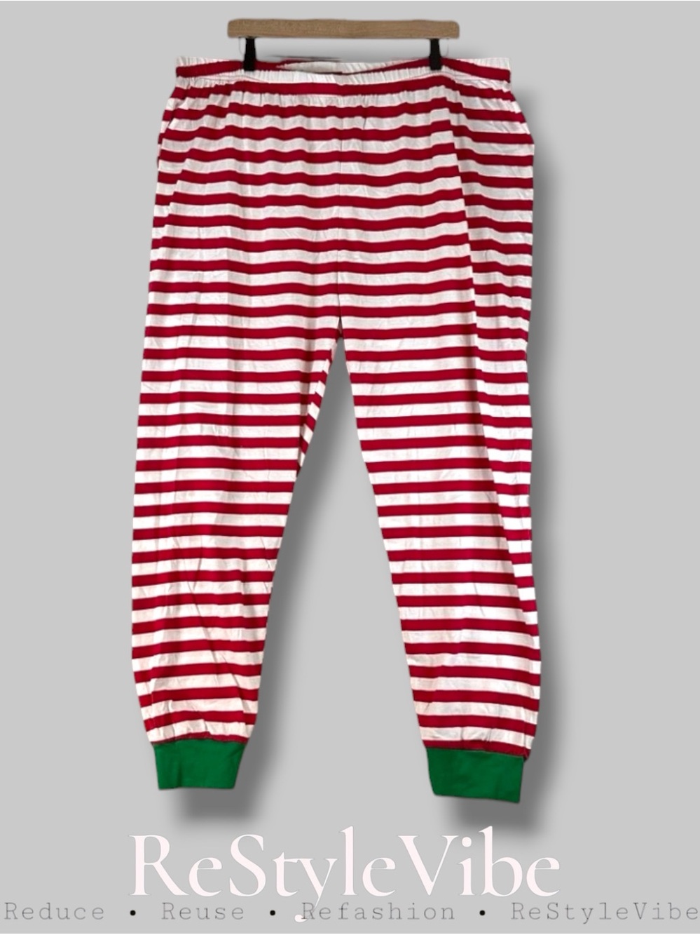 THE CHILDREN’S PLACE Men’s Adult Size XXL Pants Christmas Joggers Striped